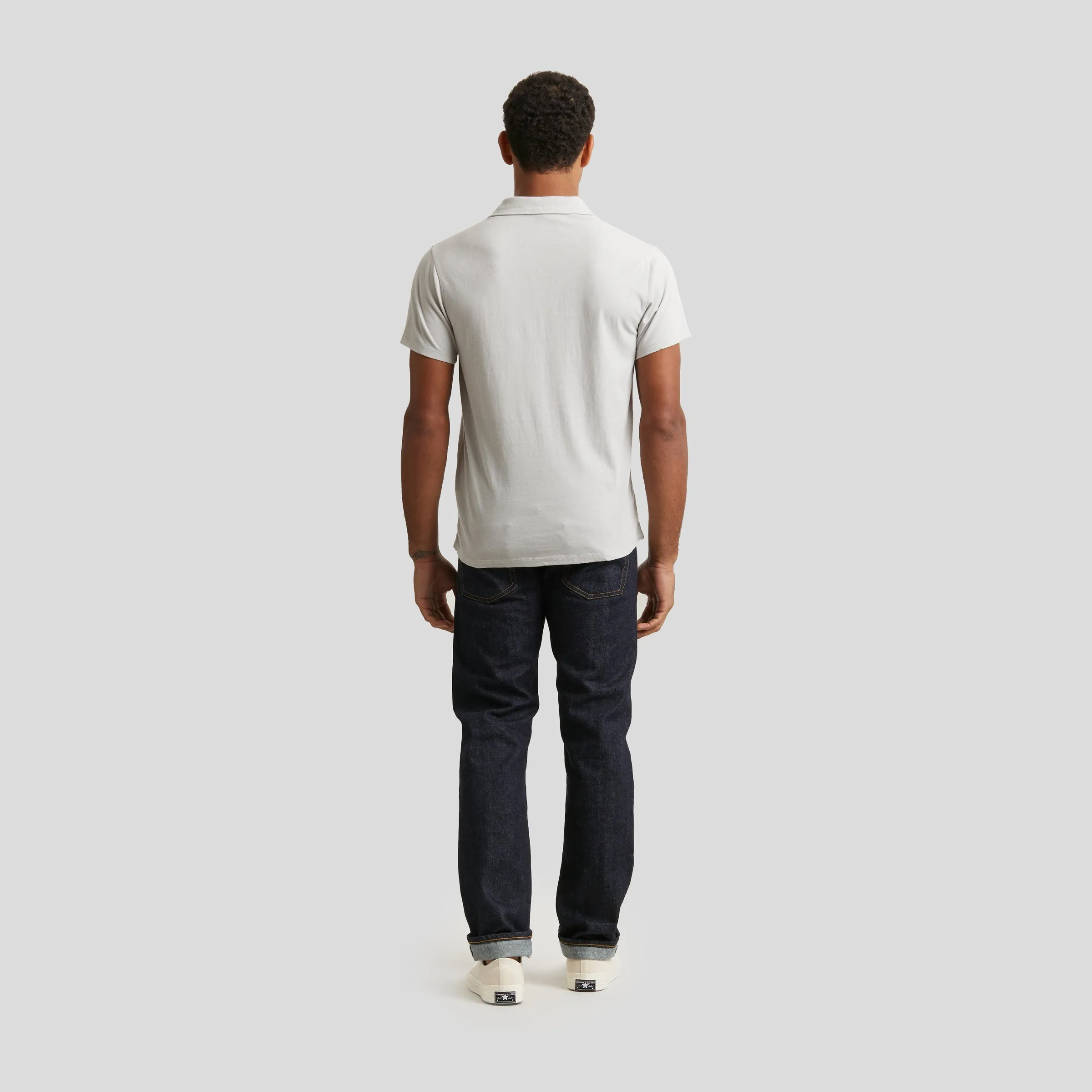 Acme Johnny Collar Polo - Gray Violet