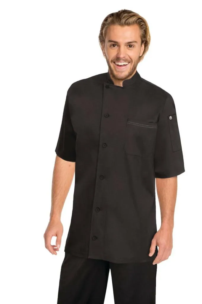 Chef Works V-Series Mens Grey Valais Chef Jacket