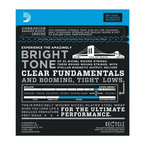 D'Addario EXL170S Nickel Wound Light Short Scale Bass Strings 45-100
