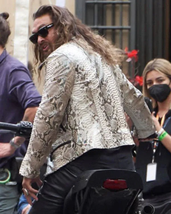 Fast X Jason Momoa Snake Print Jacket