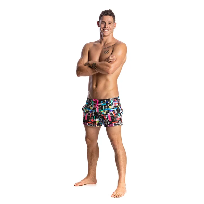Funky Trunks - Test Signal Mens Shorty Shorts