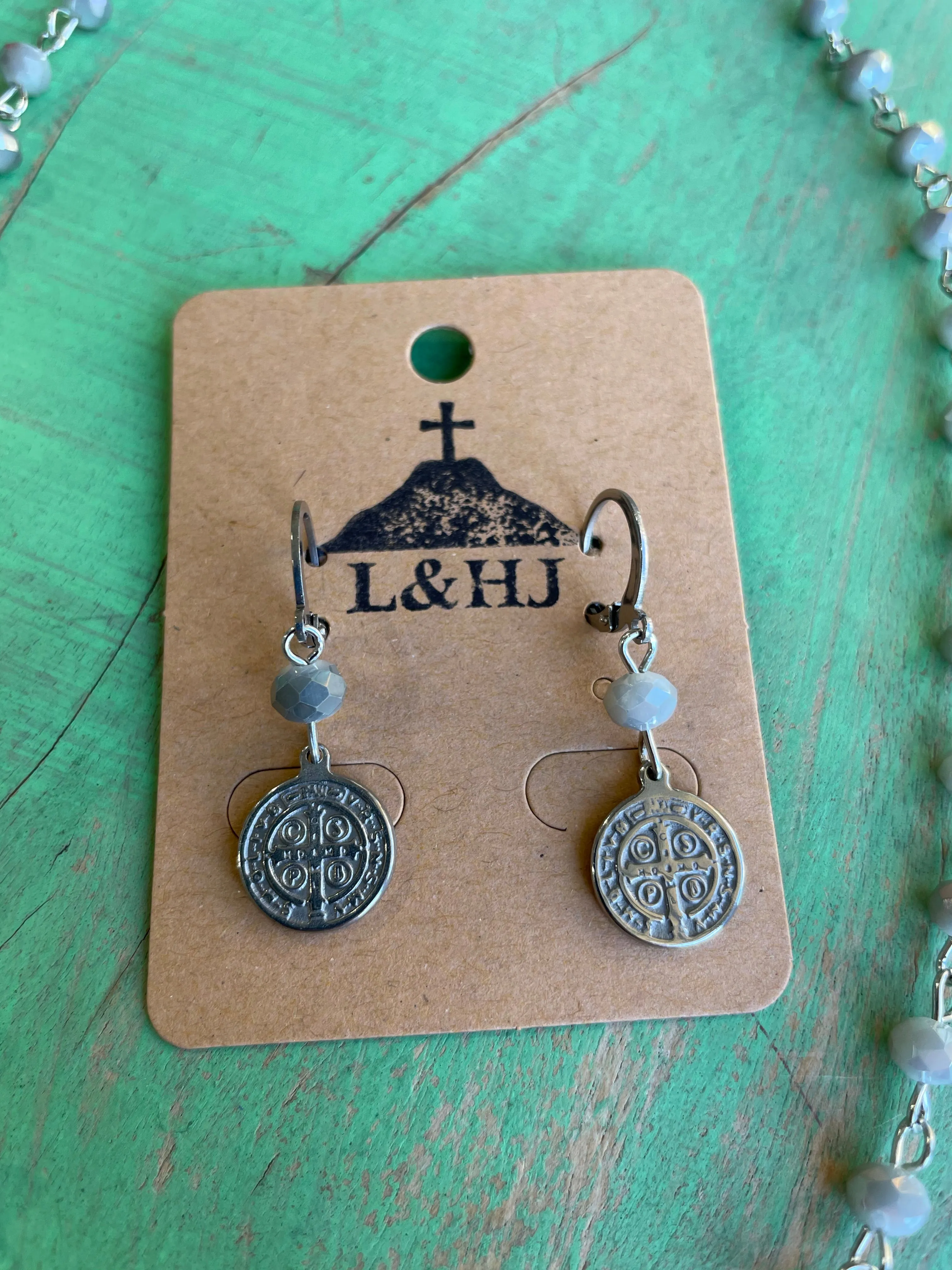 Grey Crystal St Benedict Set
