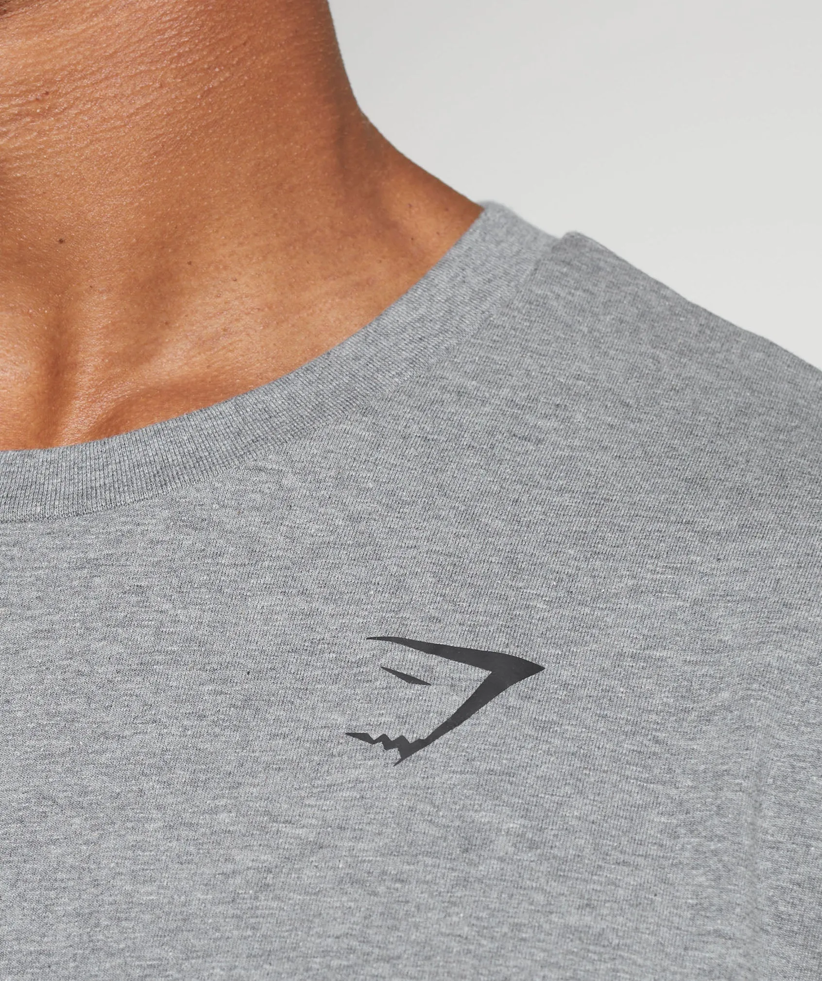 Gymshark Essential Oversized T-Shirt - Charcoal Grey Marl
