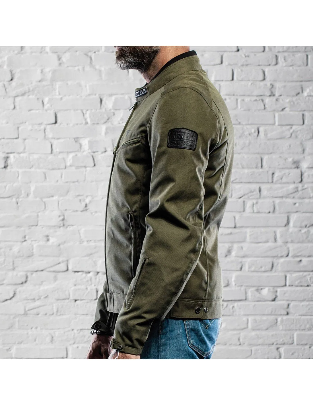 Holy Freedom - Ever Military Motorcycle Jacket - Military Green