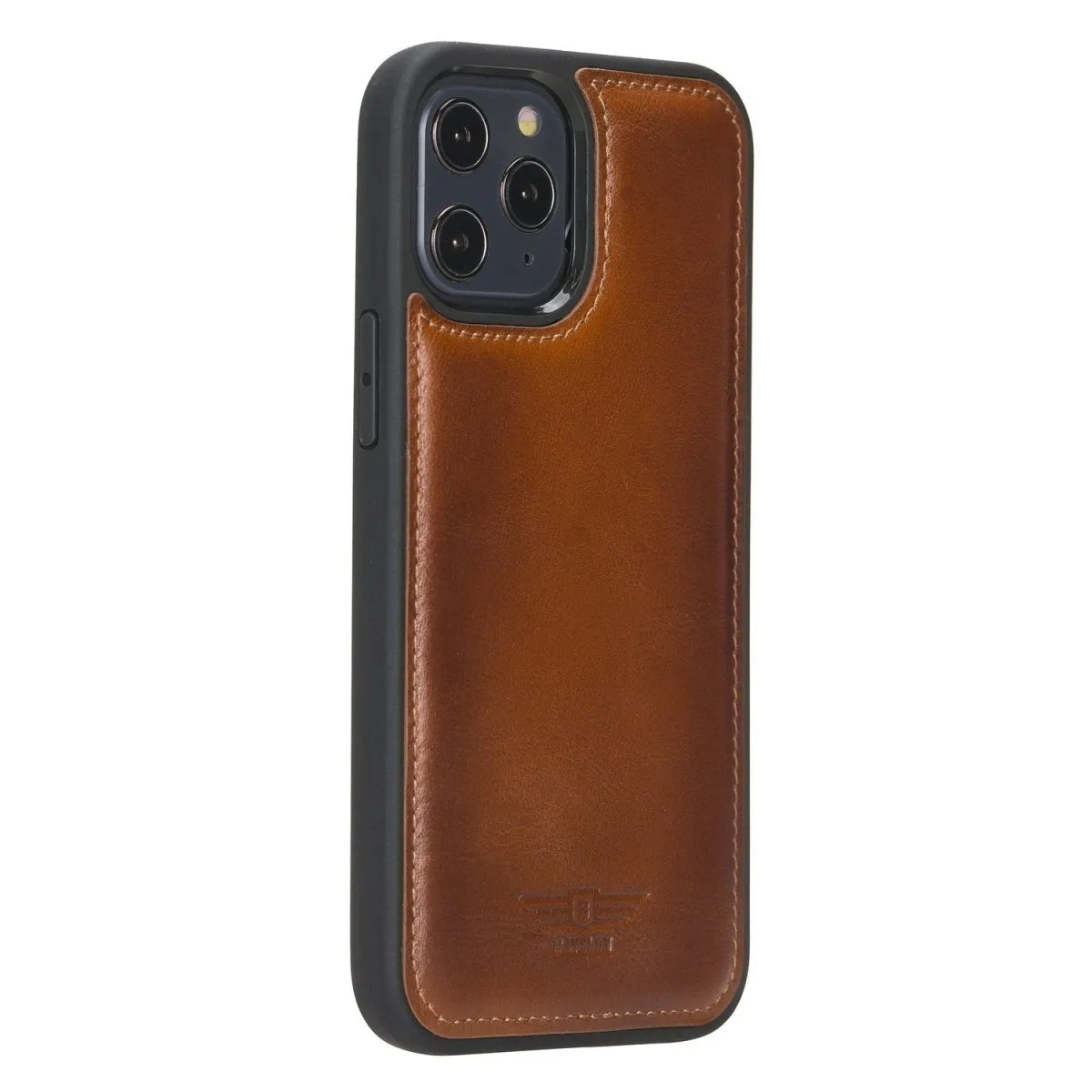 iPhone 12 Pro Max 6.7" Leather Snap-on Back Cover