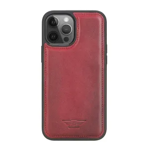 iPhone 12 Pro Max 6.7" Leather Snap-on Back Cover