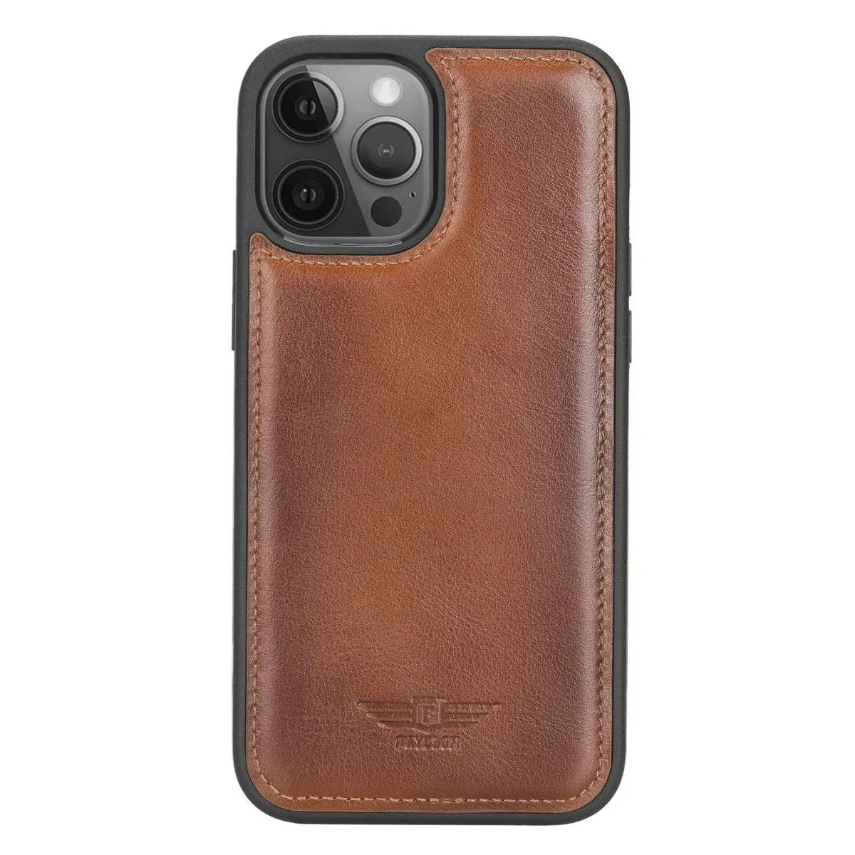iPhone 12 Pro Max 6.7" Leather Snap-on Back Cover