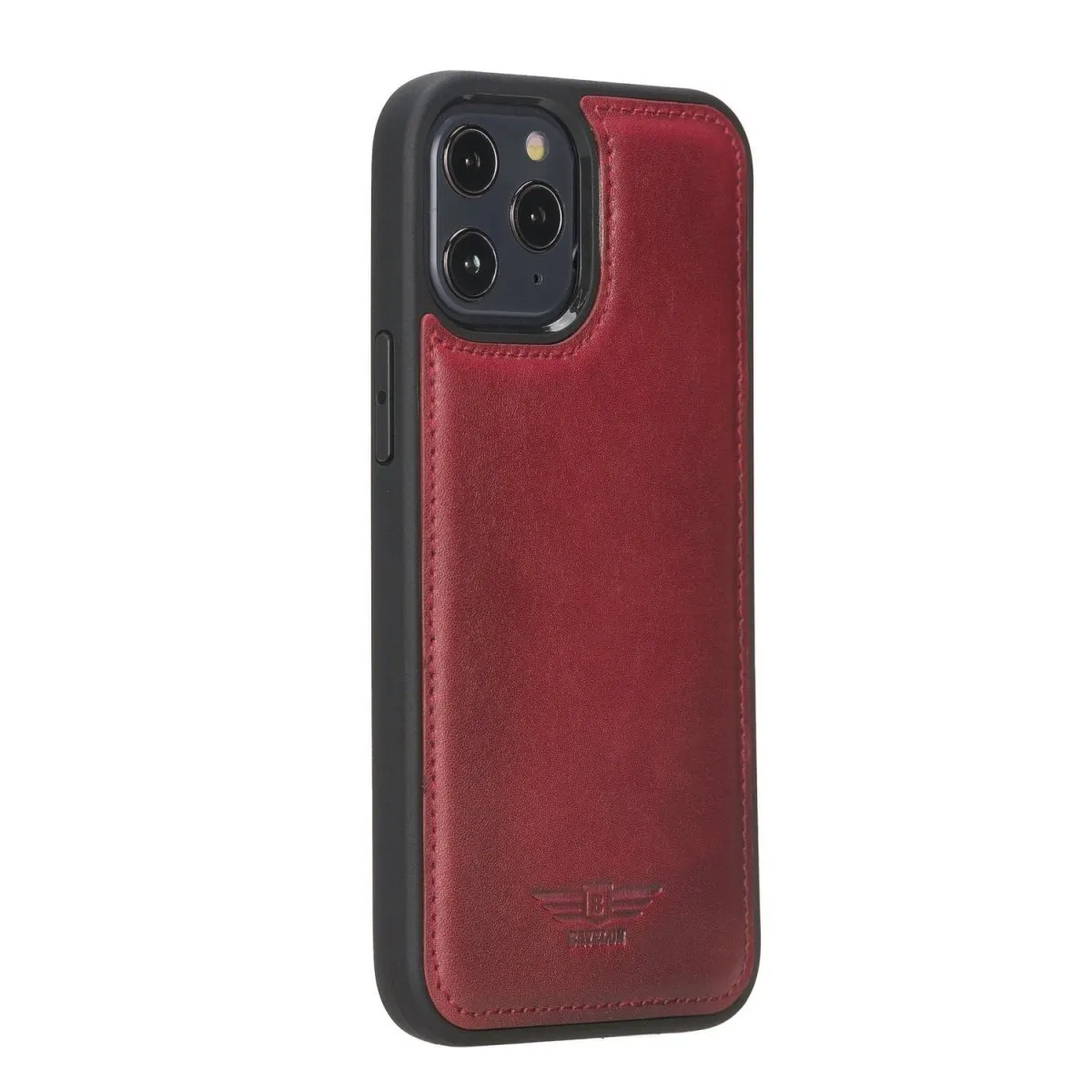 iPhone 12 Pro Max 6.7" Leather Snap-on Back Cover