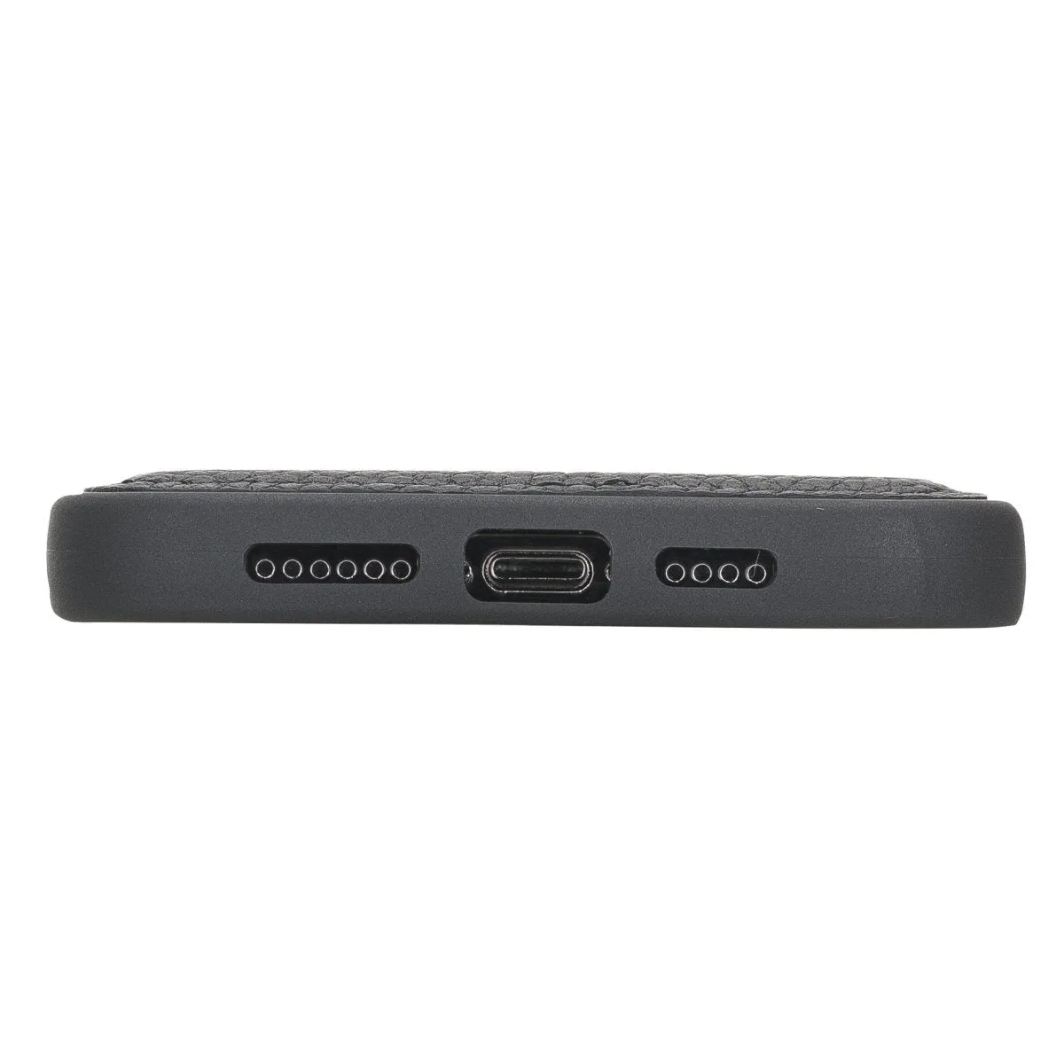 iPhone 12 Pro Max 6.7" Leather Snap-on Back Cover