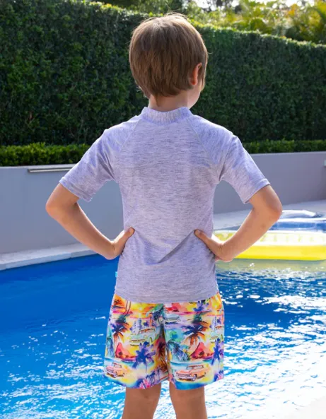 Kid's Miami Beach Short Sleeve Rashvest