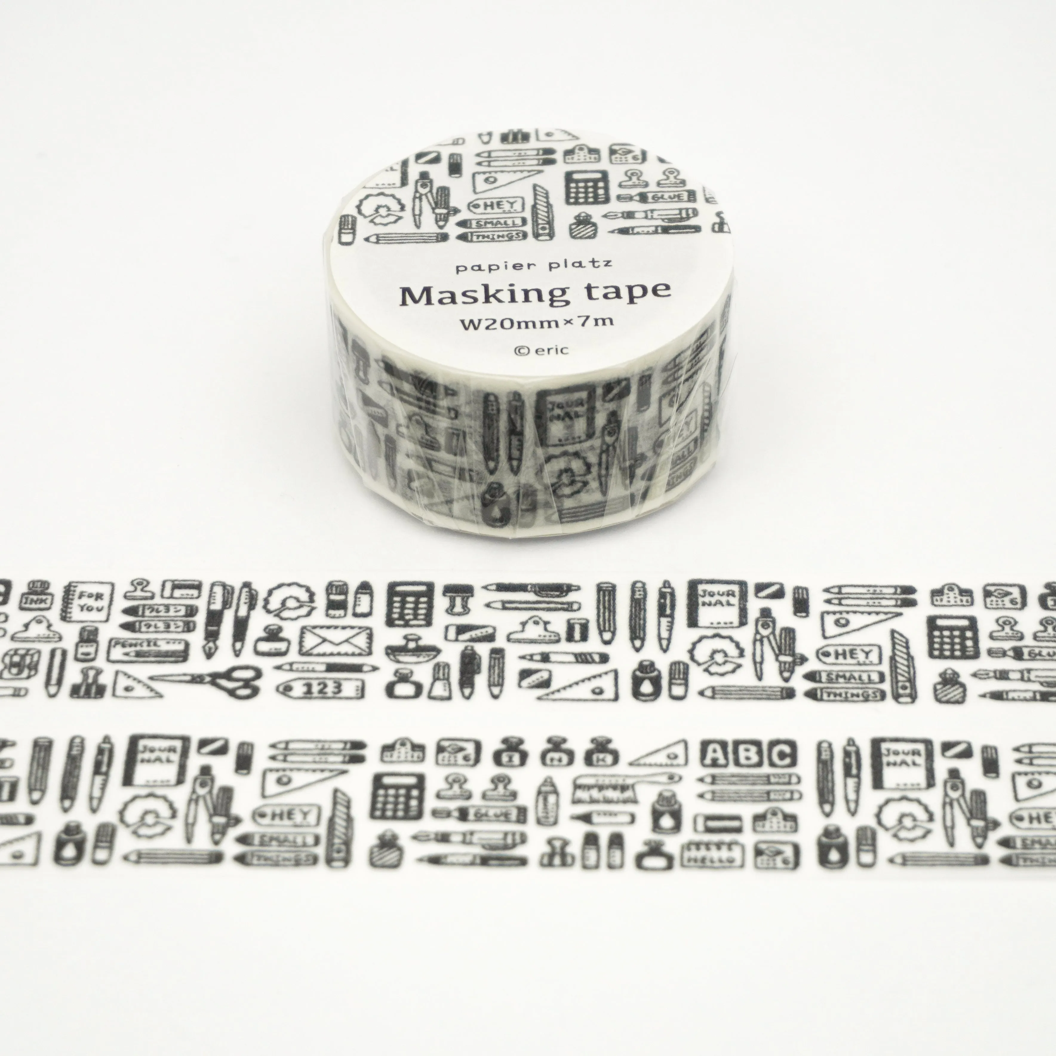 Papier Platz x Eric Small Things Washi Tape - Stationery (20mm)