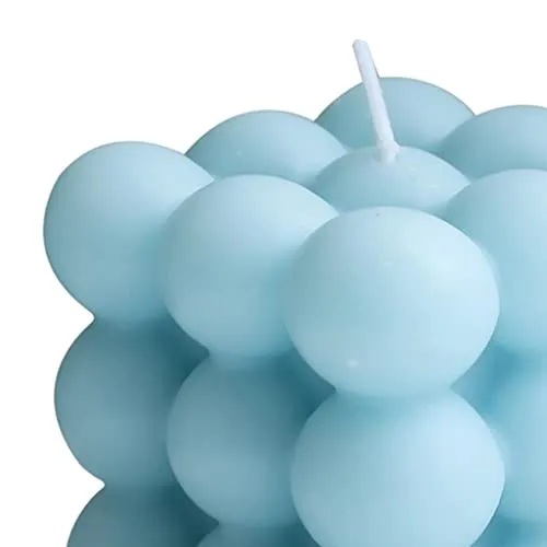 Pinakine® Cube Candle Soy Wax Small INS Bedroom Office Nursery Decor Dessert Candle Light Blue|Home & Garden| Home D?©cor| Candles|53054114PNKL