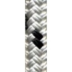 Polyester Braid - 5/16" White w/Black $/FT