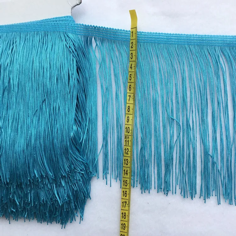 Polyester Fringing - White