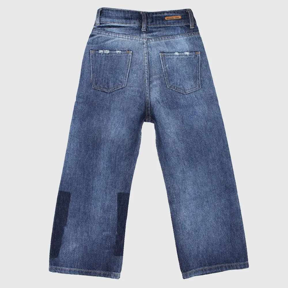 Ripped Regular-Fit Jeans