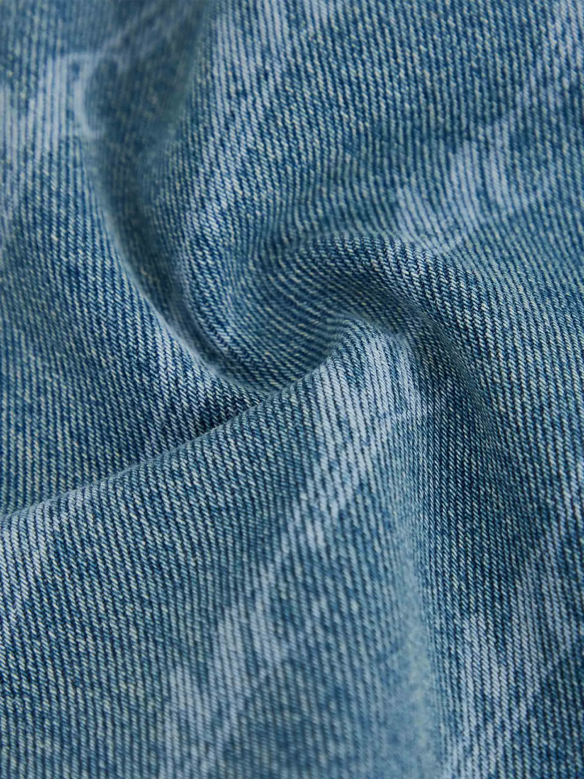 Seam Details Monogram Jeans