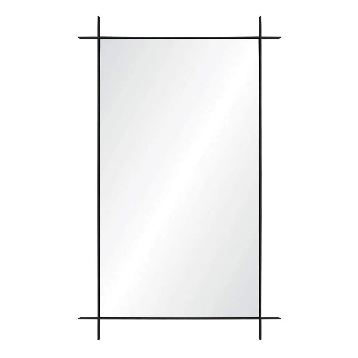 Sienna Black Nickel Wall Mirror by Barclay Butera