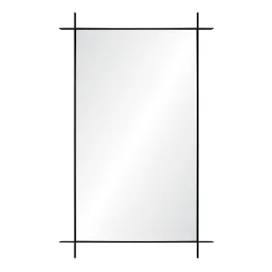 Sienna Black Nickel Wall Mirror by Barclay Butera