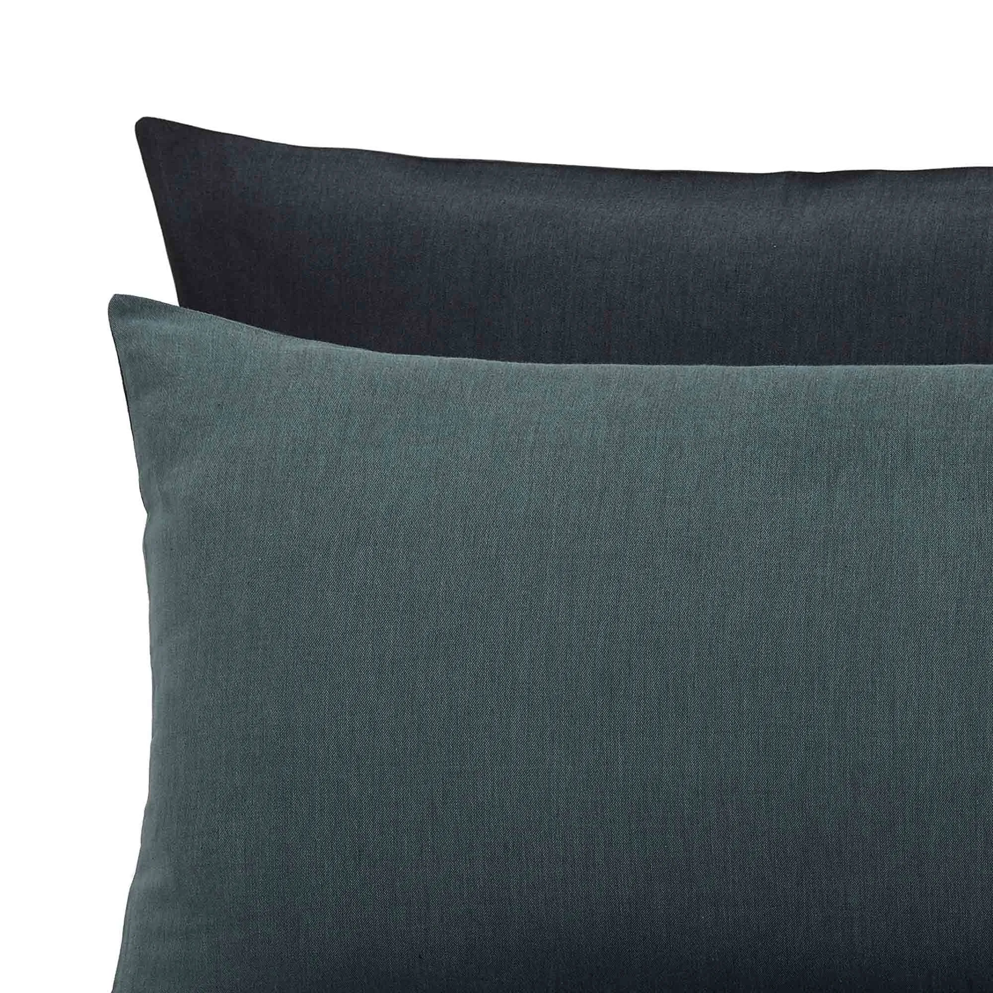 Sobral Pillowcase [Green grey/Black]
