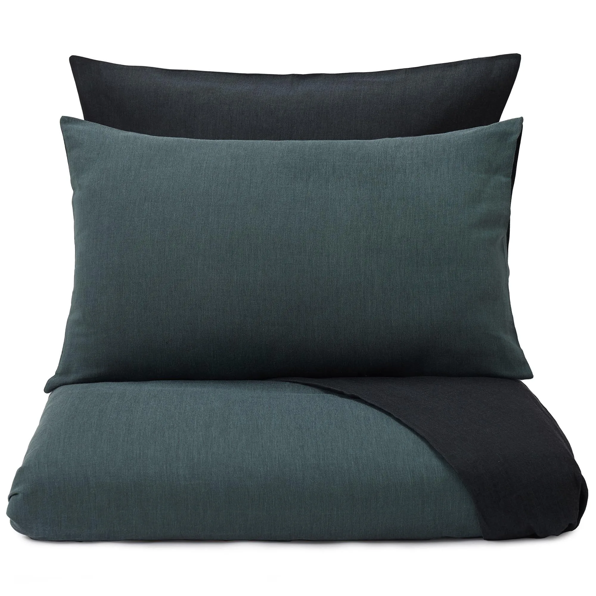 Sobral Pillowcase [Green grey/Black]