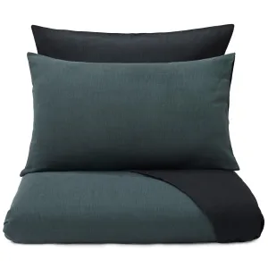 Sobral Pillowcase [Green grey/Black]