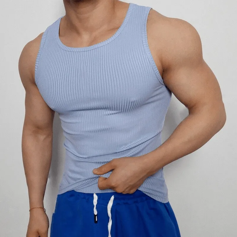 Sports Elastic Breathable Men's Tank Top for Training - SF1359