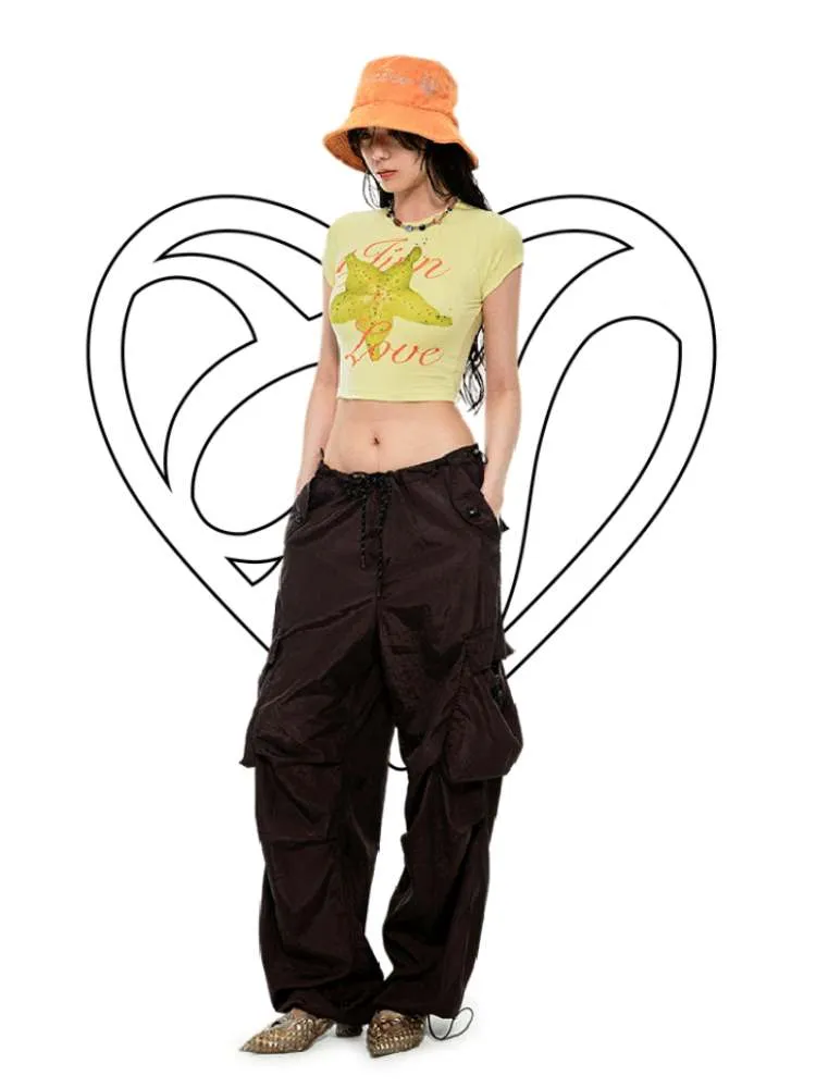 Summer Fruit Printed Tight Fit Short T-Shirt【s0000009130】