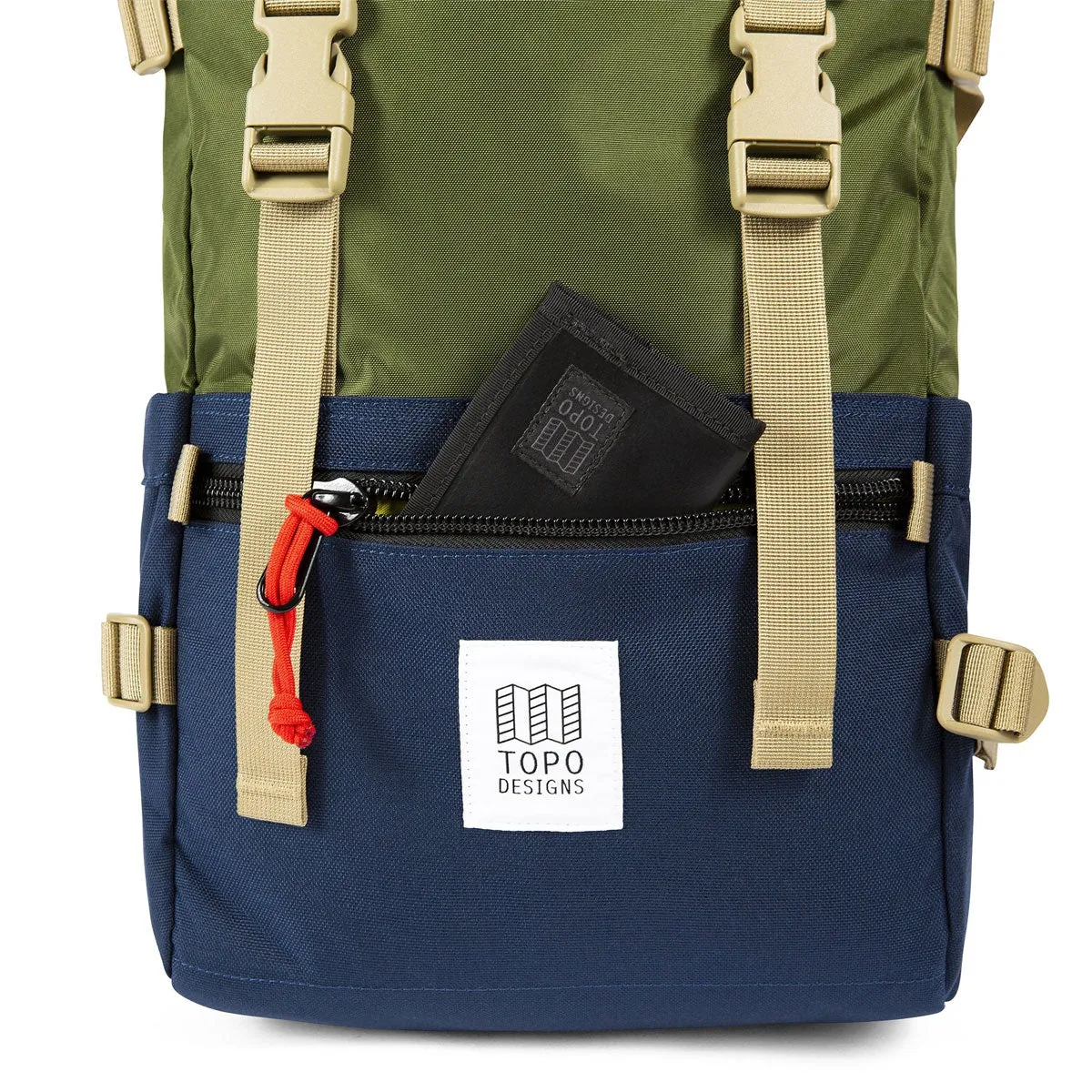 Topo Designs : Rover Pack Classic : Rose/Geode Green