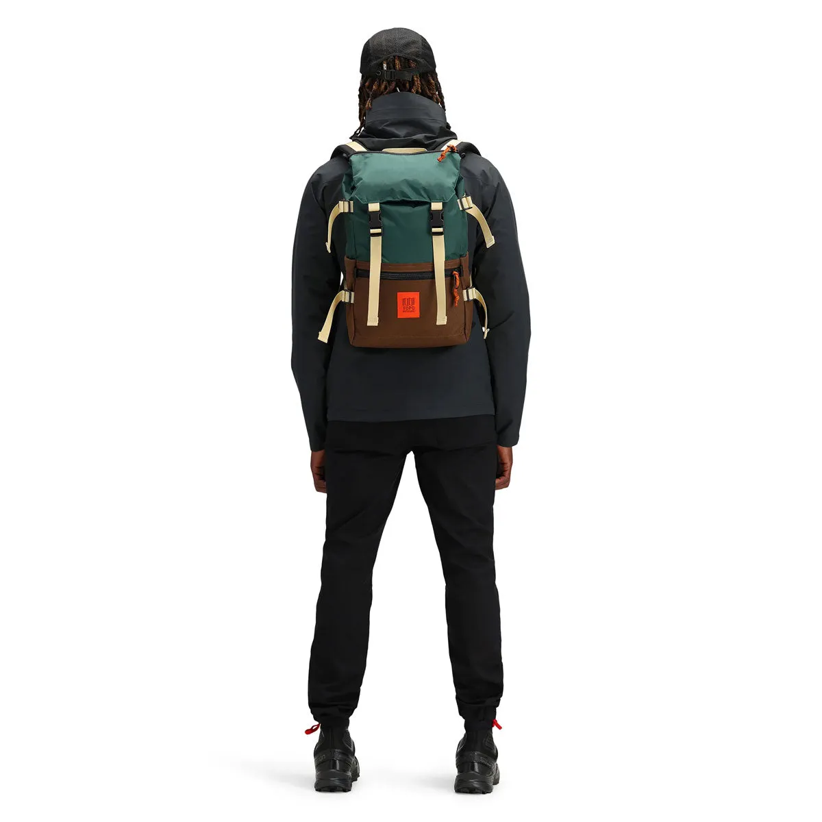 Topo Designs : Rover Pack Classic : Rose/Geode Green