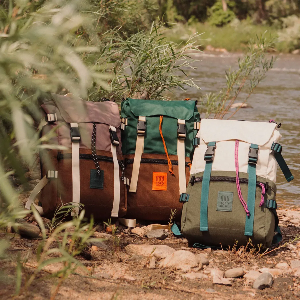 Topo Designs : Rover Pack Classic : Rose/Geode Green