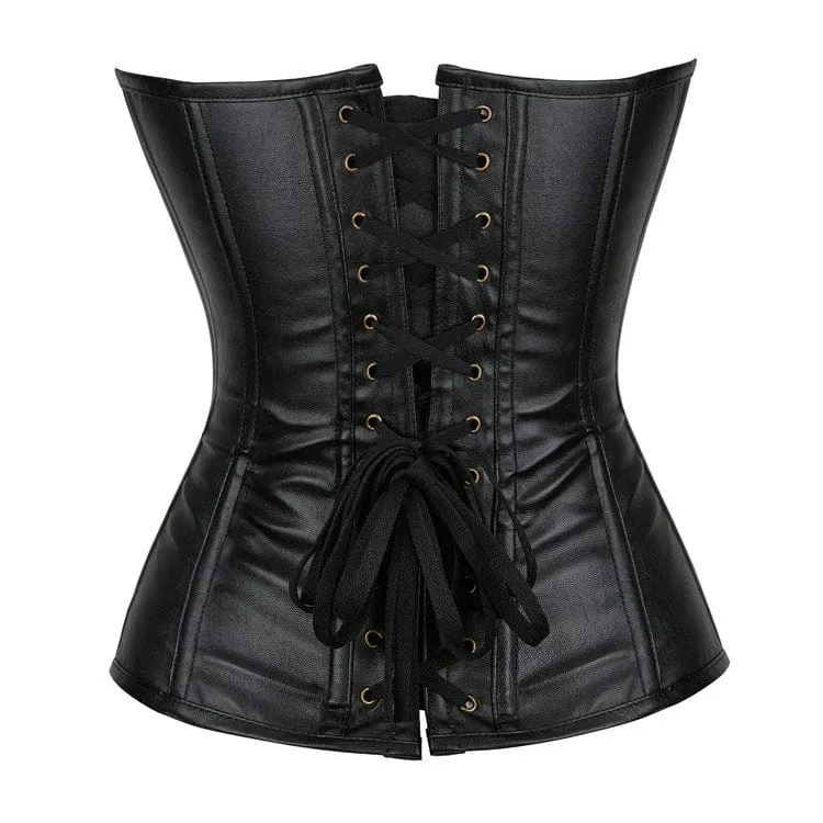 Women's Gothic Golden Chained Overbust Corset