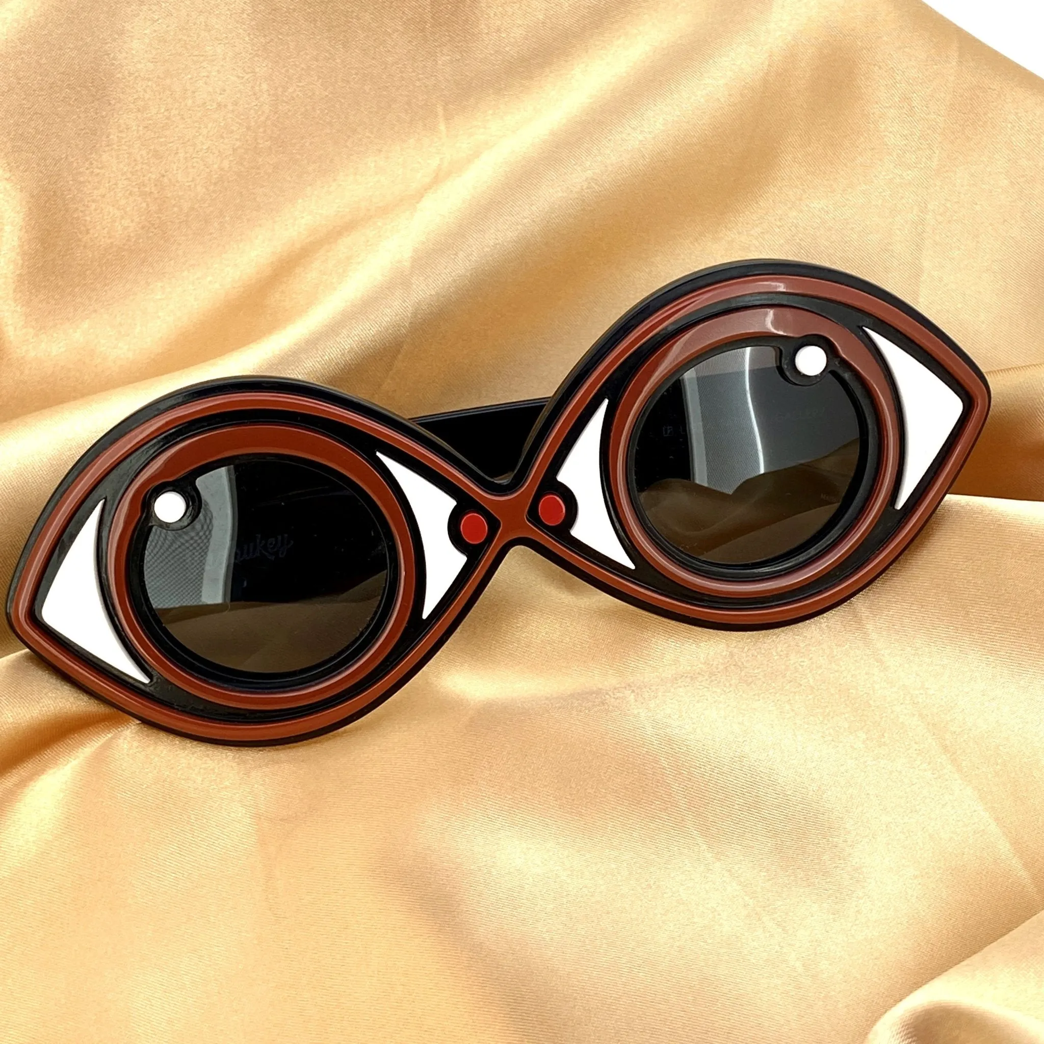 Yaz Bukey Ladies Sunglasses Eye Spy Brown and Grey YAZ2C3SUN