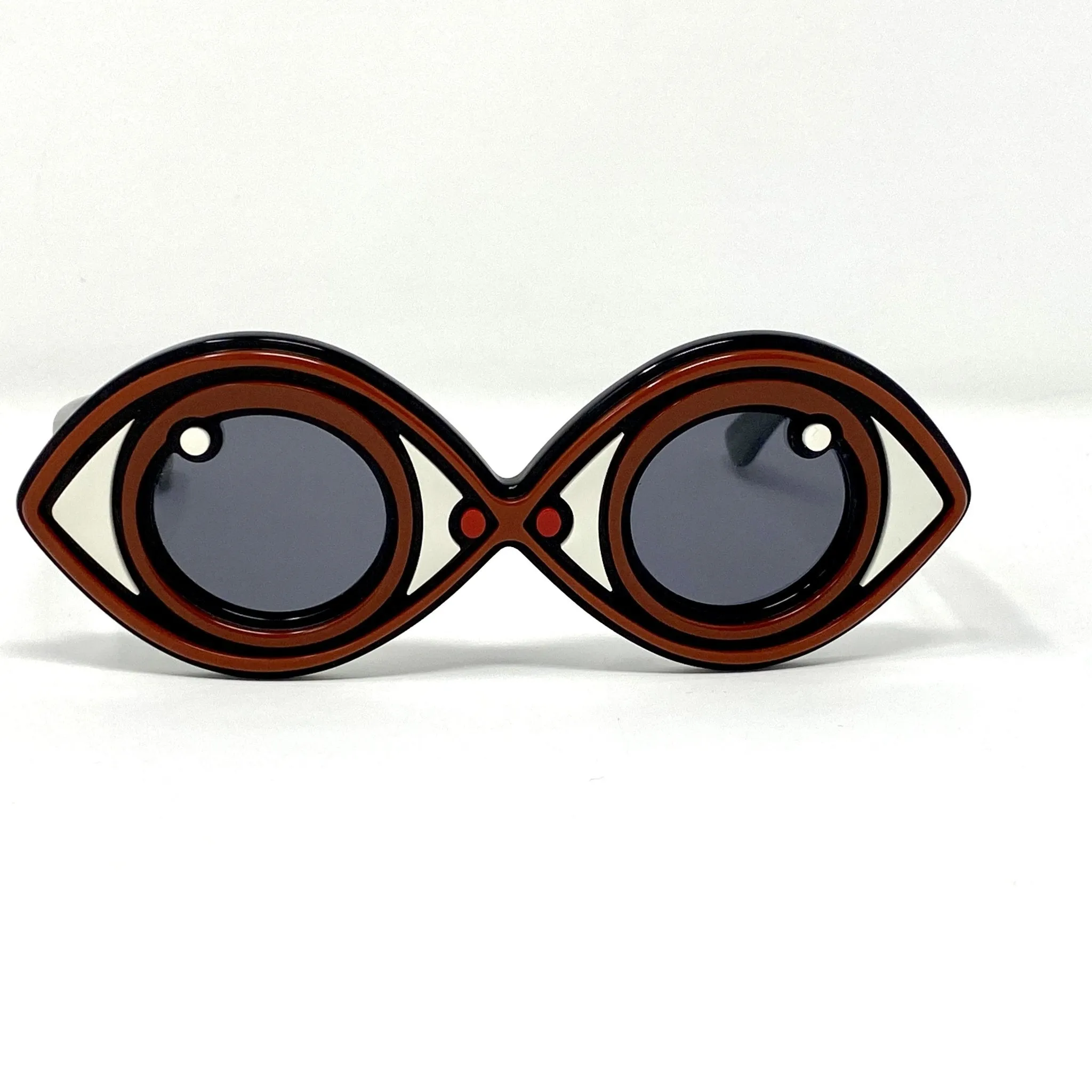 Yaz Bukey Ladies Sunglasses Eye Spy Brown and Grey YAZ2C3SUN