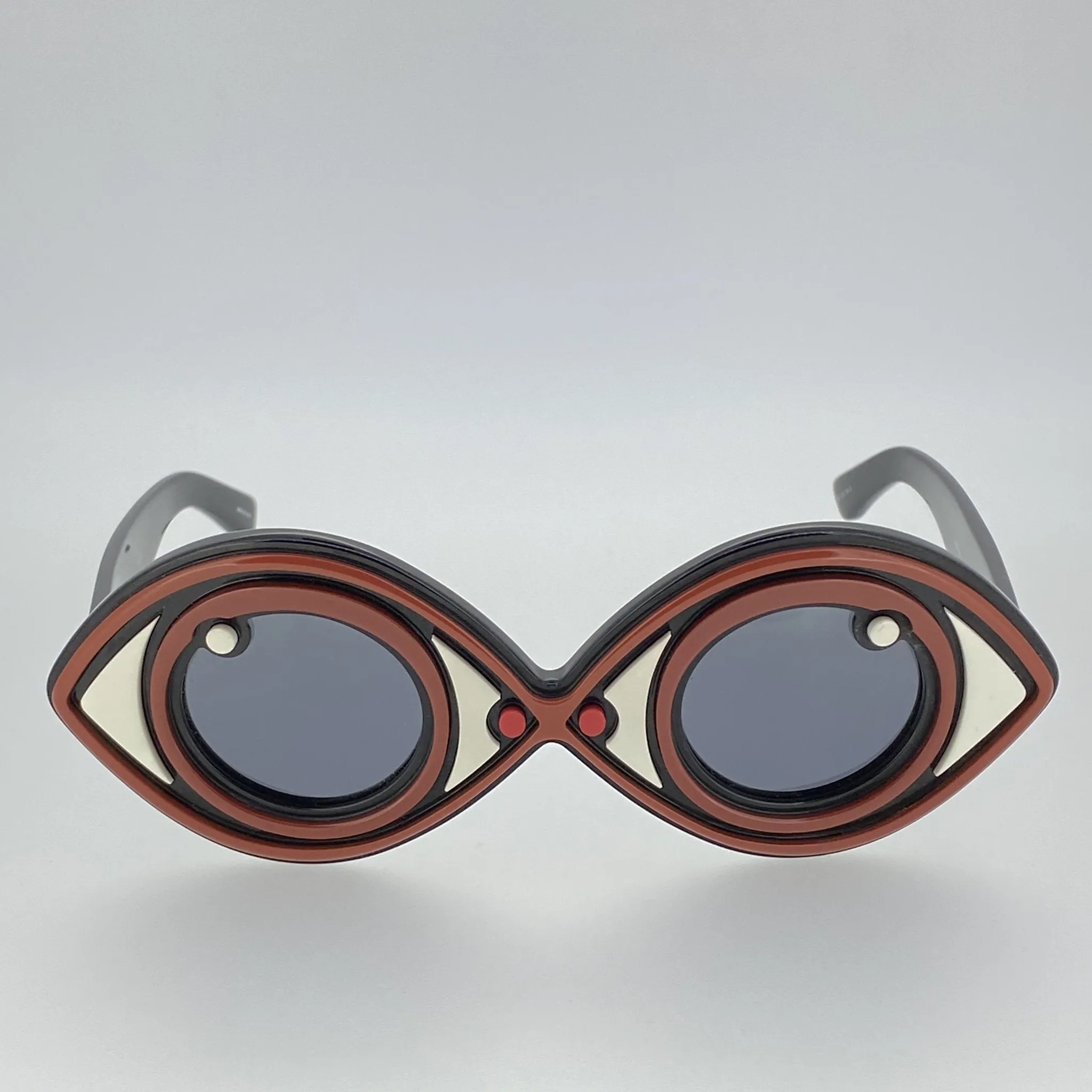 Yaz Bukey Ladies Sunglasses Eye Spy Brown and Grey YAZ2C3SUN