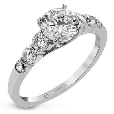 ZR26PRER Wedding Set in 14k Gold with Diamonds