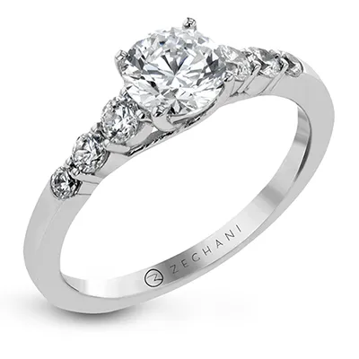 ZR26PRER Wedding Set in 14k Gold with Diamonds